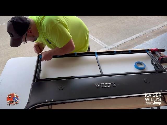 Willys Jeep How To: CJ-2A Windshield Capstand Studs Install
