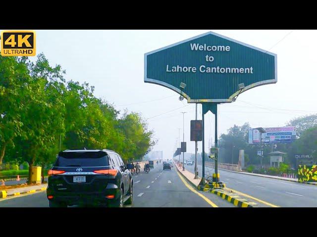 Lahore 4K - Drive To Mall Of Lahore From Allama Iqbal Town | Canal Road - Mall Road