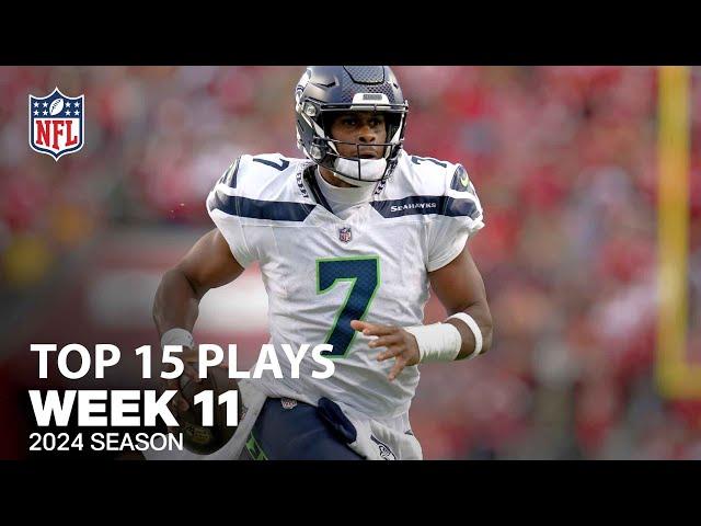 Top 15 Plays From Week 11 | NFL 2024 Season