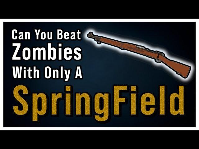 Can you Beat Zombies with only a Springfield?