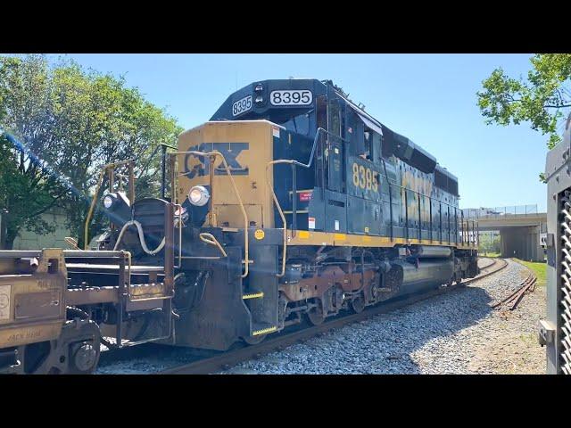 CSX O755 Through Downtown Jacksonville, Florida