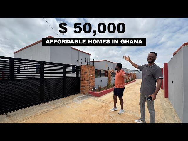 The CHEAPEST $50,000 HOMES in Accra Ghana!   Affordable Homes in Ghana DONE