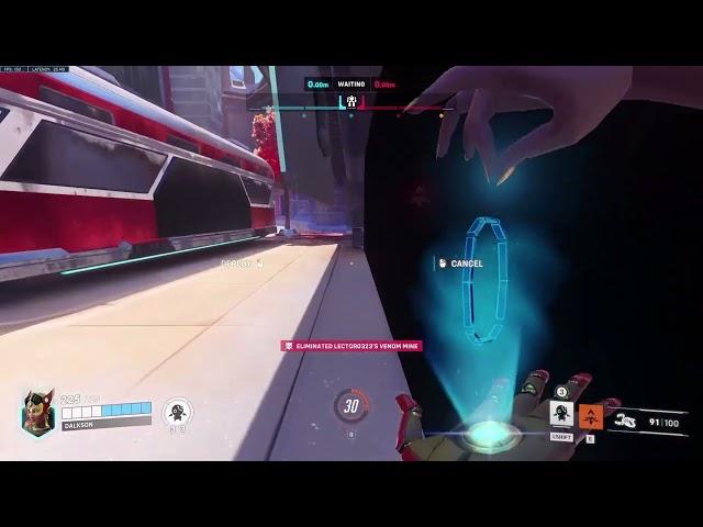 OW2 Symmetra 0,0 teleport glitch