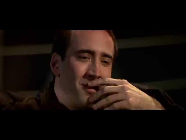 Nicolas Cage laughing