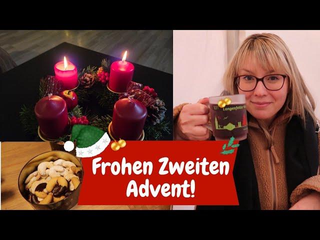 Frohen Zweiten Advent! | My German Mother-in-law Made Cookies | Langenfeld Weihnachtsmarkt and more!