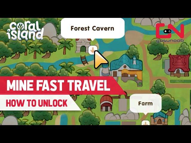 How to Unlock Cavern Mine Fast Travel in Coral Island