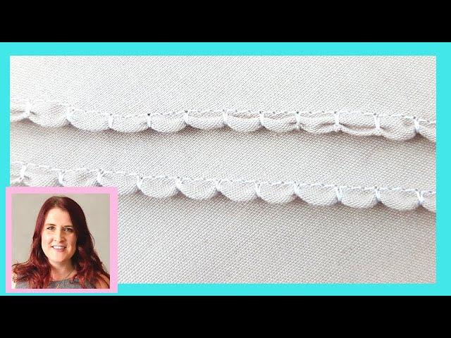 Shell Tuck Stitch on your sewing machine Sewing tutorial