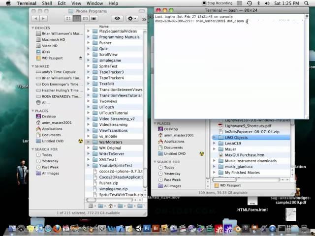 Getting rid of Error-36 in Mac OSX