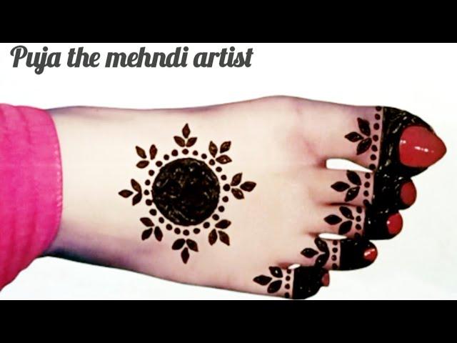 Simple bridal feet mehndi design/pairon ki mehandi/pero ki mehandi/Mehndi designs 2025 new