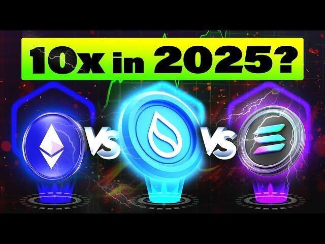 ETH Vs Sui Vs SOL - Which will 10X Faster in 2025?
