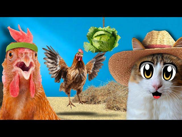 ПРАНКУЕМ КУРИЦ! САМЫЙ СМЕШНОЙ РОЗЫГРЫШ! ПРИКОЛЫ с КОТАМИ от А ну-ка Давай-ка