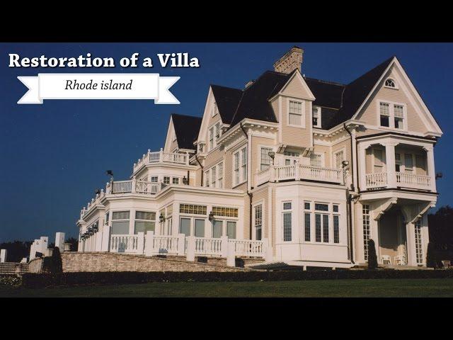 Restoration of a Rhode Island Villa video Part 1