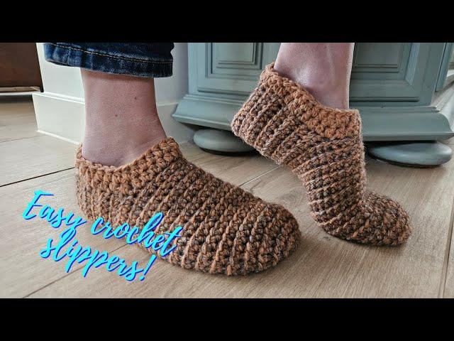 Crochet Slippers for BEGINNERS