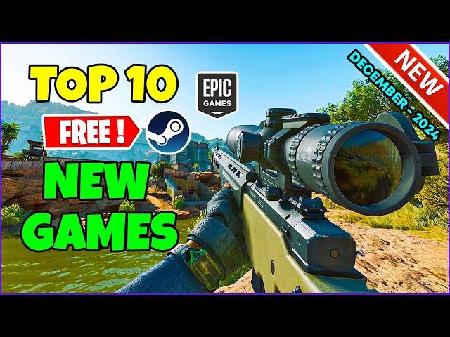 TOP 10 NEW Free Steam Games to Play! (December 2024)