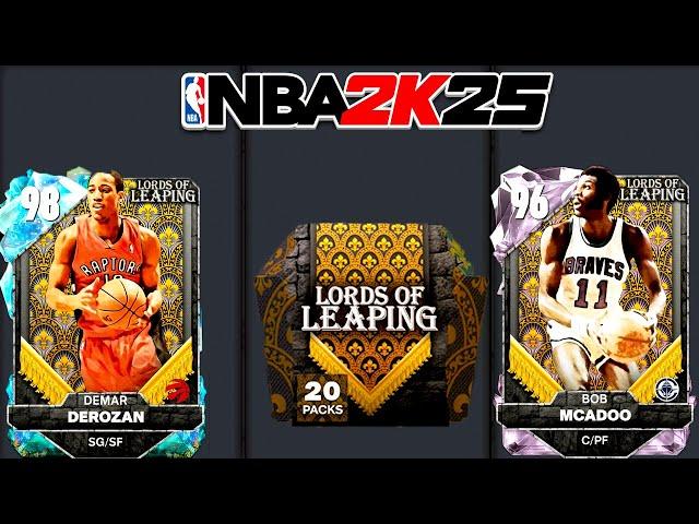 Lords Of Leaping Pack Opening NBA 2K25 MyTeam! Galaxy Opal Demar Derozan & More