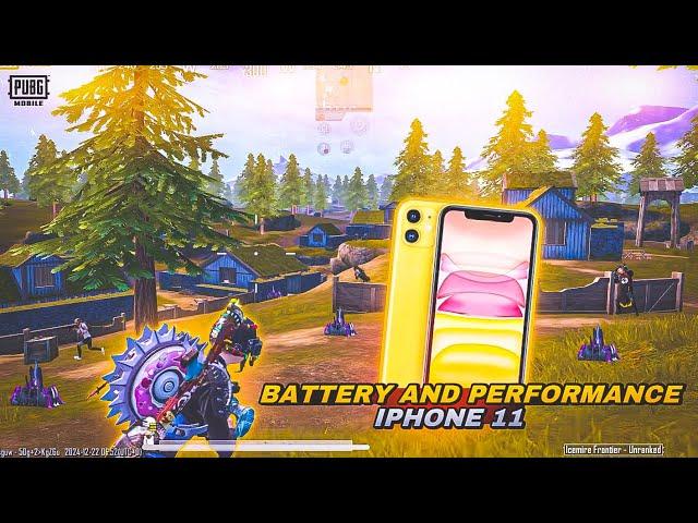 iPhone 11 Pubg FPS Test in iOS 18.2 Update | iPhone 11 Pubg test 2024