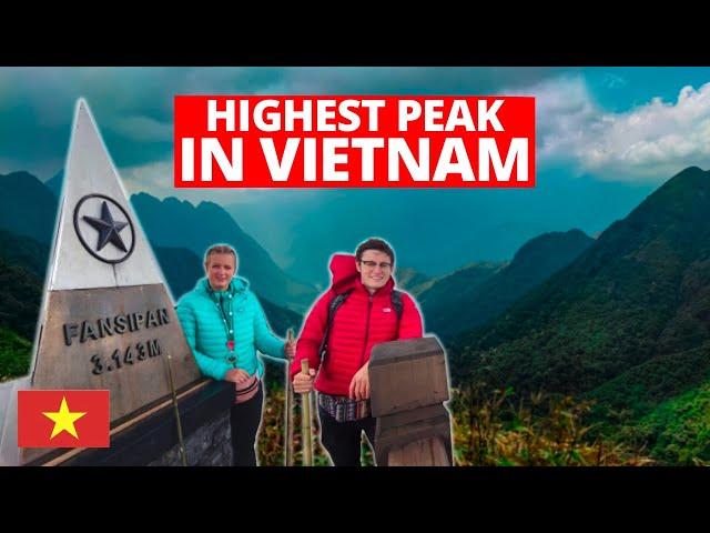 Hiking the HIGHEST PEAK IN VIETNAM (FANSIPAN) | SAPA 2023