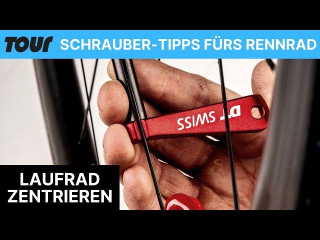 Rennrad-Laufrad zentrieren: How-to-Anleitung Speichen spannen & Seitenschlag zentrieren