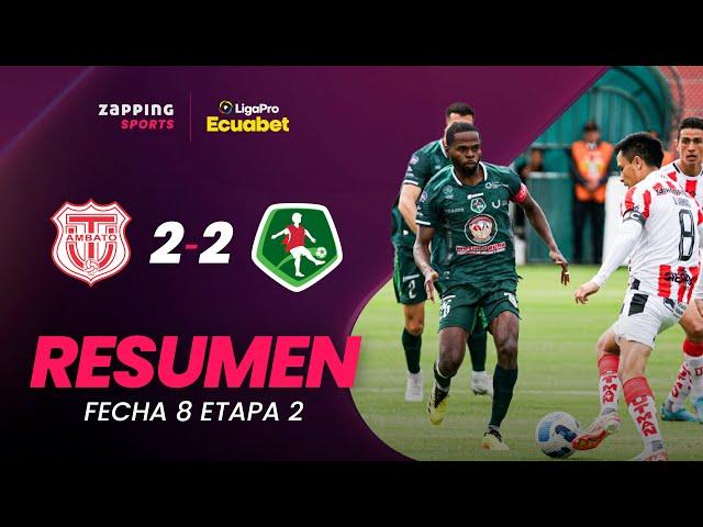 Técnico U. 2 - 2 Mushuc Runa / Resumen Fecha 8 / 2da Etapa / LigaPro Ecuabet