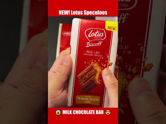 NEW! Speculoos Chocolate Bar from Lotus Biscoff