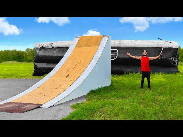 I Built a Mega Ramp in my Backyard!