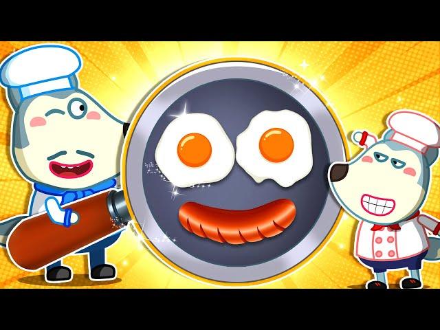 Wolfoo Learns Cooking Breakfast | Playing Cafe | Educational Series  Wolfoo Kids Cartoon