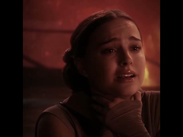 He crossed the line||Anakin chokes Padme||Anakin and Padme Sad Edit||#starwars #darthvader #anakin