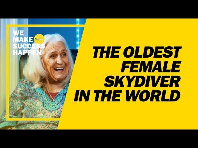 The Oldest Female Skydiver In The World With Dilys Price OBE // We Make Success Happen