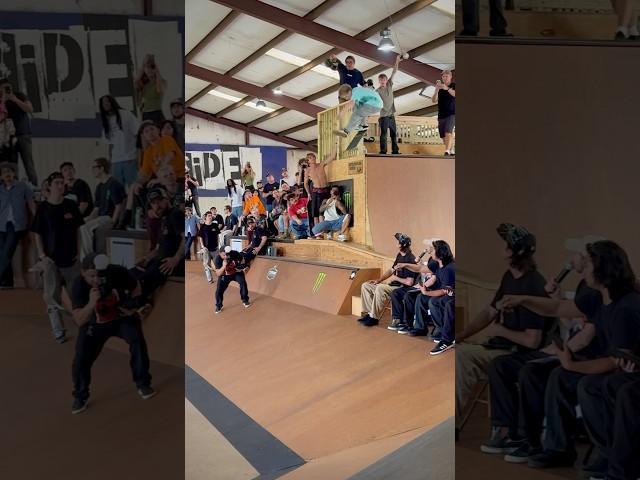  Gnarls Ollie North gnar off the half pipe at Damn Am in Houston, TX #skateboarding #damam