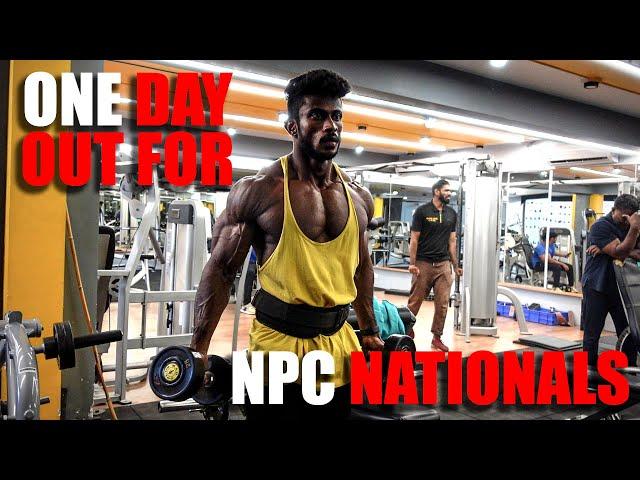 Final Workout Session Before NPC NATIONALS 2022 | Drying out Everything from my Soul | 1 Day Out 