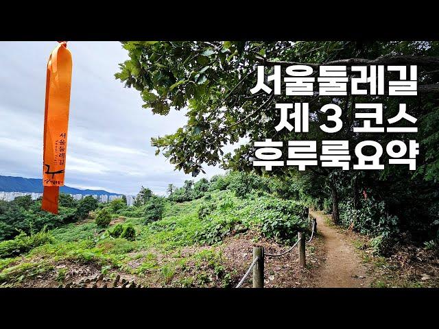 서울둘레길 3코스 25.6km 요약본 / 광나루역부터 수서역까지 / 서울근교 숲길 한강 트레킹 / 지하철 여행 / 대중교통 당일치기 / Seoul Trail