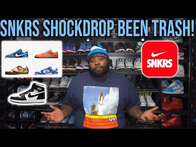 ANOTHER TERRIBLE NIKE SNKRS APP SHOCKDROP? SHOES DIDN'T POP UP ON SNKRS APP!