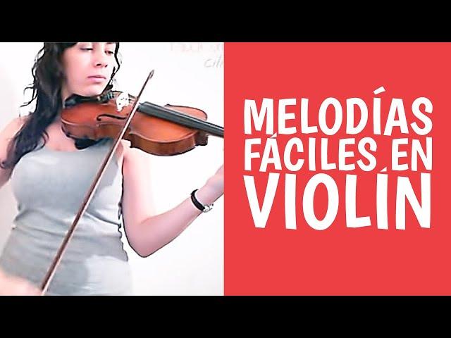 Melodías y Ejercicios en VIOLÍN [Las Mejores Para Principiantes]