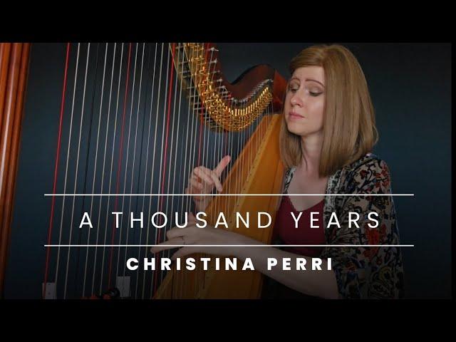 Christina Perri: A Thousand Years (Harp Cover) + Lever and Pedal Harp Sheet Music