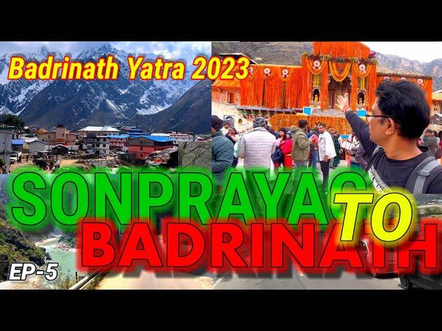 9 ঘণ্টার বাস জার্নি করে পৌঁছে গেলাম Badrinath | Sonprayag to Badrinath |  | Badrinath Yatra 2023 |