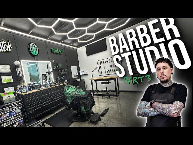 BEST Barber Studio in the WORLD!  Seancutshair's New Private Suite