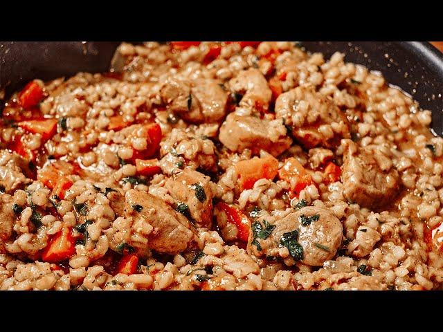 If you have pork, use this recipe! Fast and tasty / Fast pork dinner