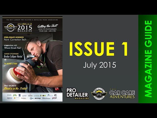 PRO Detailer Magazine Issue 1