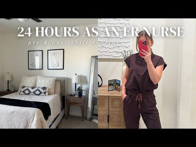 A day in the life of a new grad ER nurse: morning & night routine