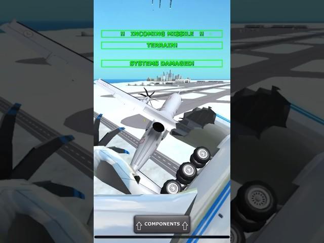 E-42’s radar collides with Turbo Lines C-400 #turbopropflightsimulator #tfs #shorts #gaming #crash