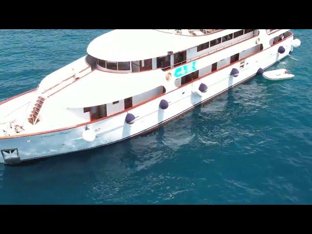 MV Adriatix Pearl - Breathtaking Drone Footage of the Katarina Line Deluxe Vessel