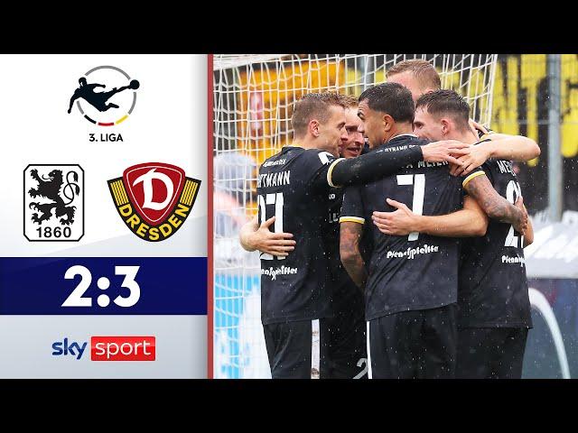 Dynamo bezwingt kriselndes 1860! | TSV 1860 München - Dynamo Dresden | Highlights - 3. Liga 2024/25