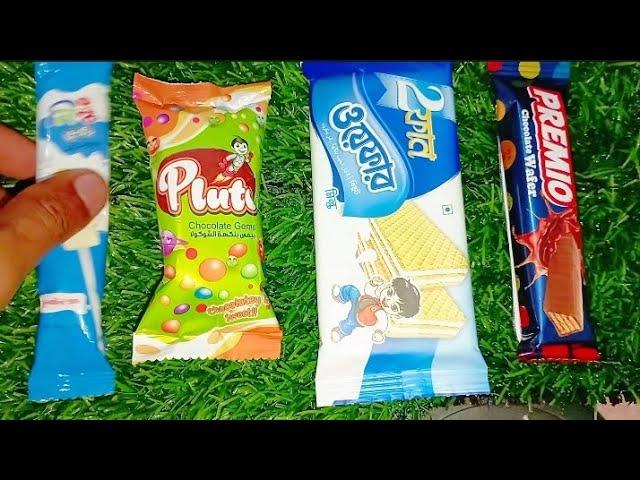 Satisfying Video Asmr Unpacking lollipop chocolate gummy candy color Candy Unboxing Video ASMR