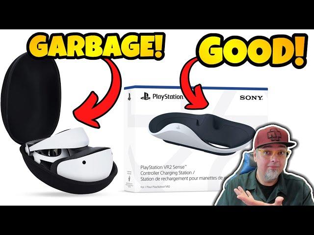 Do Not BUY This PlayStation VR 2 Case! & The Official Sense Controller Charging Station IS GOOD!