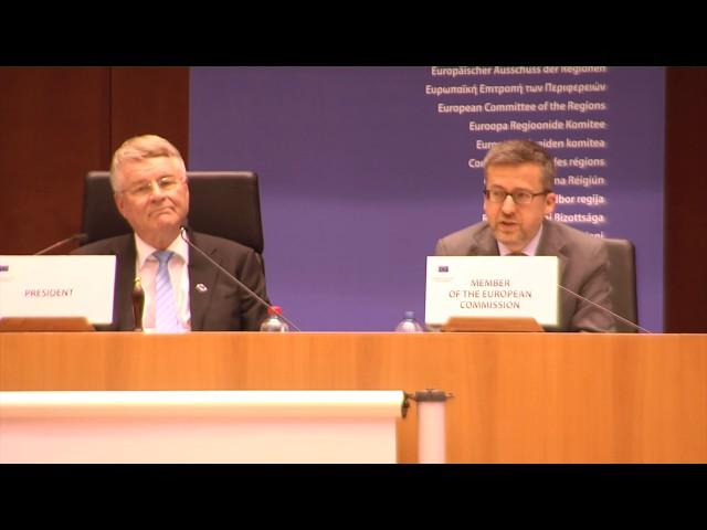 Carlos Moedas – 124th plenary session – European Committee of the Regions
