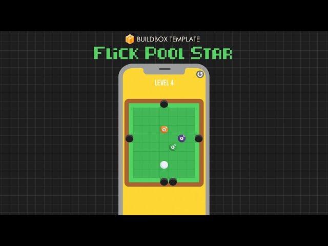Flick Pool Star Preset Trailer - Buildbox Template