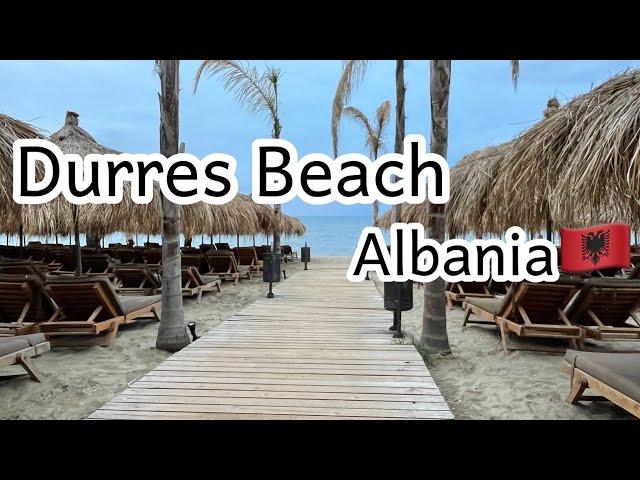 Beach of Durres-Albania  آلبانی