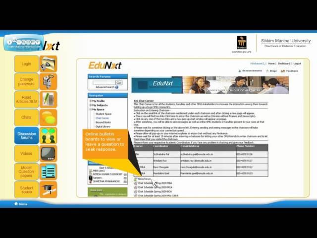 Smu EduNxt Discussion Demo