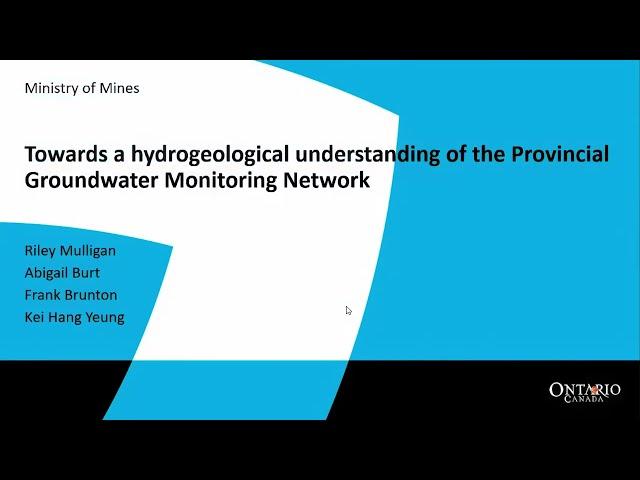 Riley Mulligan - Ontario Geological Survey, Ministry of Mines