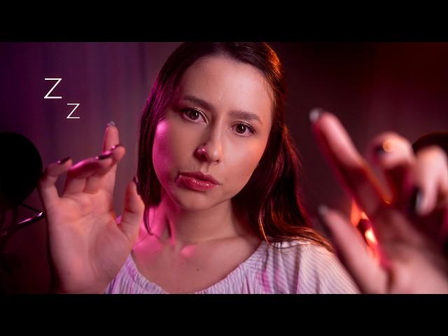 ASMR Hand Movements for Sleep + Mouth Sounds and  Jellyfish, Spiral, Plucking,...